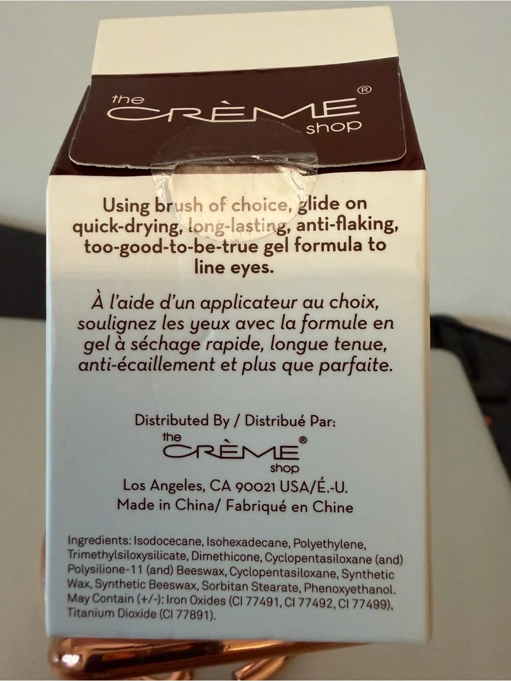 The Crème Shop Creamy Gel Eyeliner